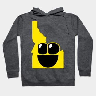 Idaho States of Happynes- Idaho Smiling Face Hoodie